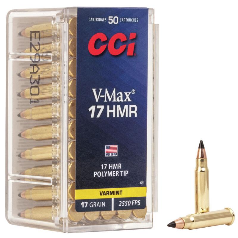 CCI 17HMR V-MAX 17grain/2550 fps - 50stk