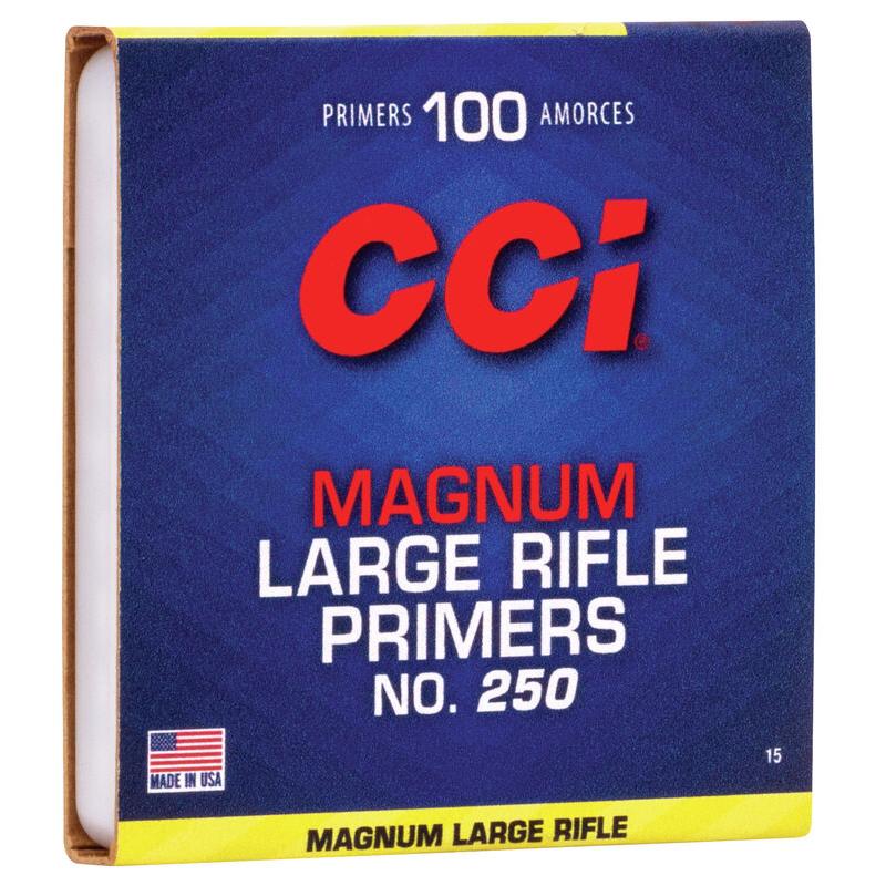 CCI 250 Fænghætter Large rifle magnum