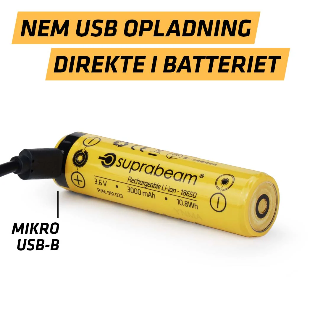 Suprabeam Q3r LED lommelygte - 1100lm - Billede 4