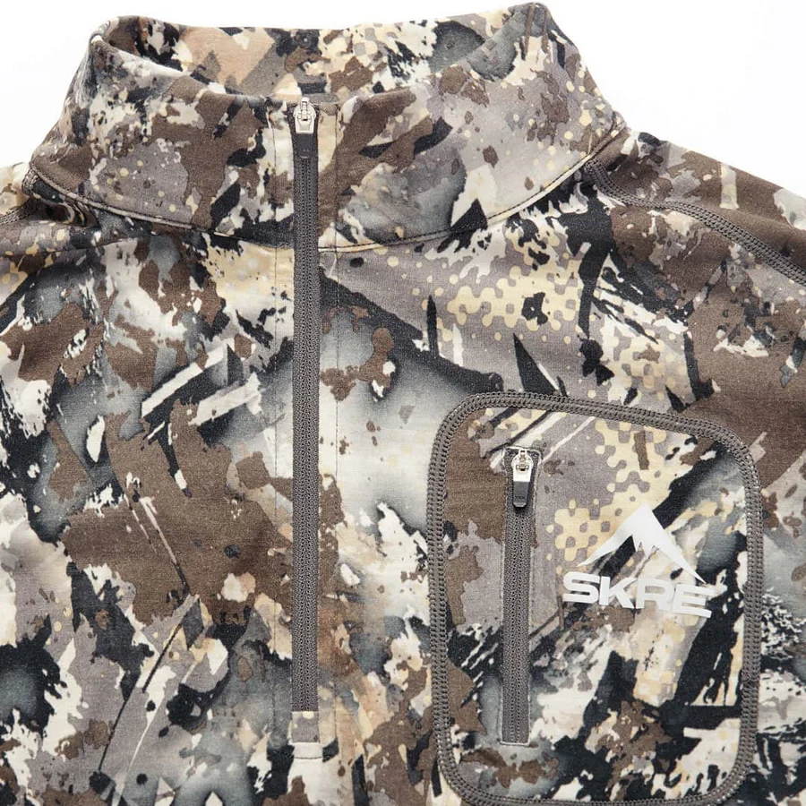 SKRE Kaibab 150 Merino Uld Langærmet T-Shirt m/ Lynlås - Billede 4