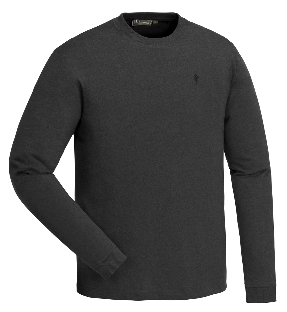 Pinewood L/S T-SHIRT i børstet bomuld - Billede 3
