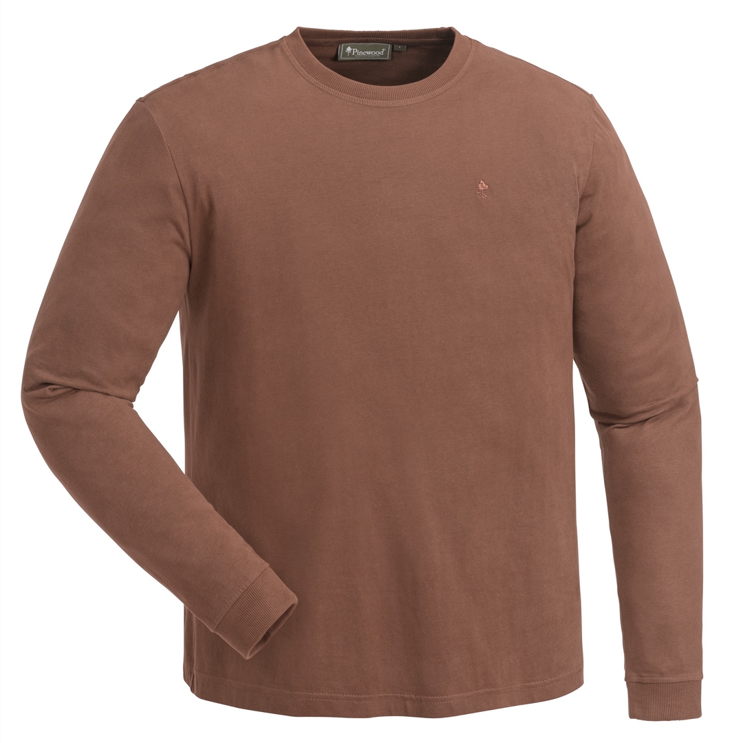 Pinewood L/S T-SHIRT i børstet bomuld - Billede 4