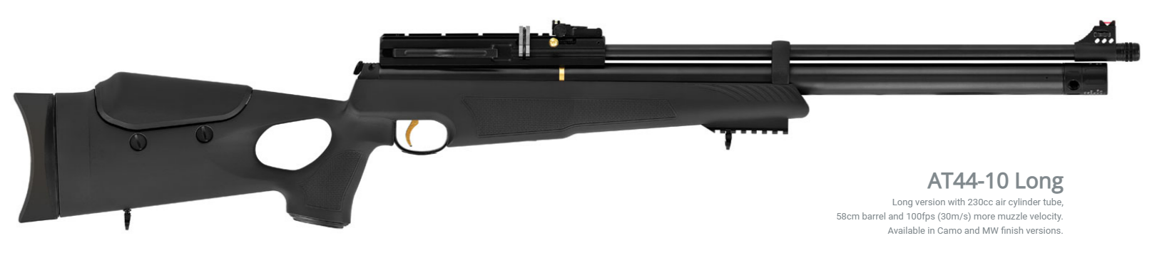 Hatsan AT44-10 LONG 4,5mm Syntetisk m Cyl. Lothar Walther Løb