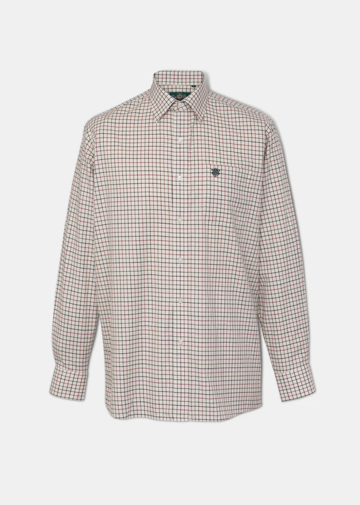 Alan Paine Ilkley Herreskjorte Country Check Red