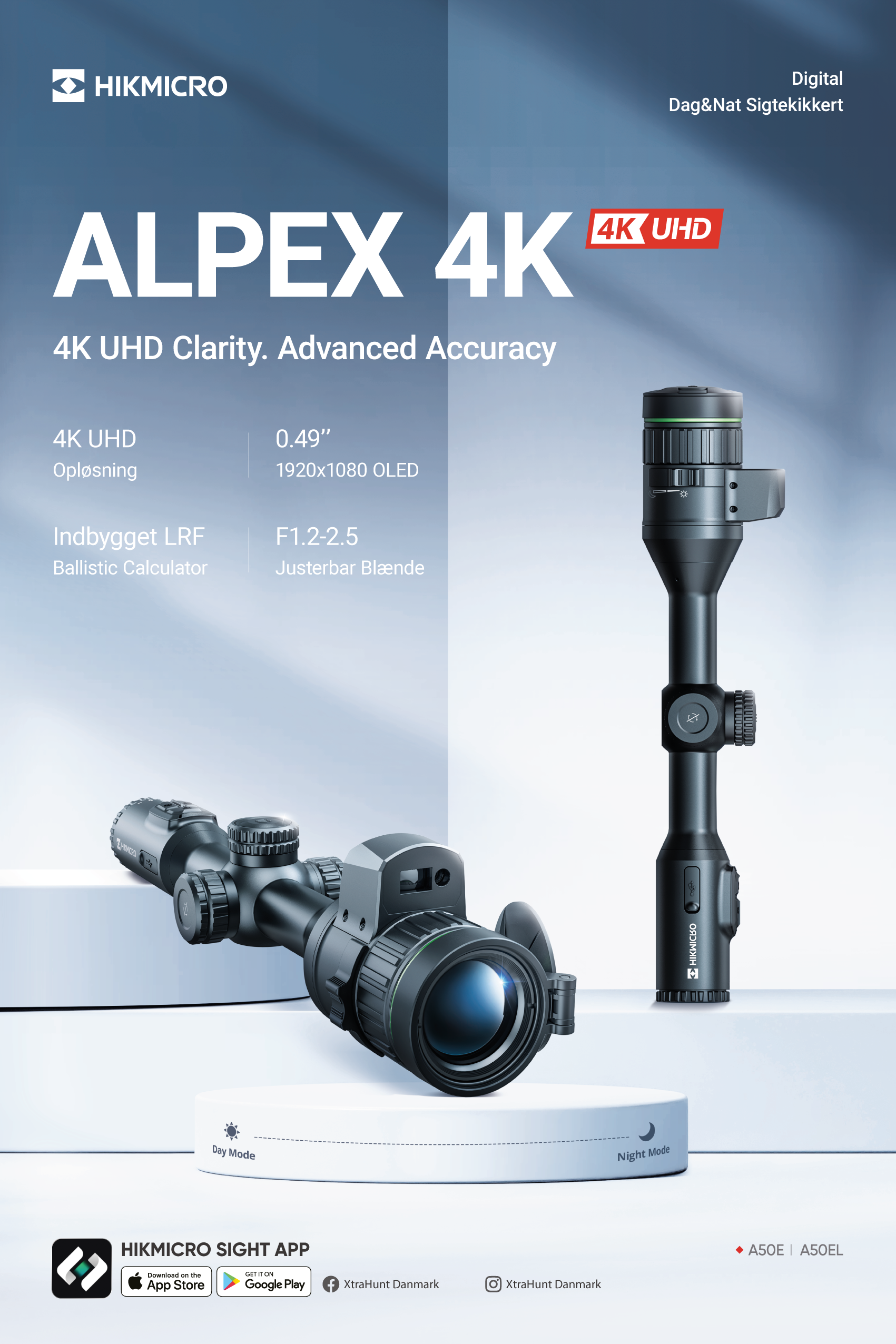 HIKmicro Alpex 4K LRF Digital sigtekikkert (Intelligent IR) - Billede 5