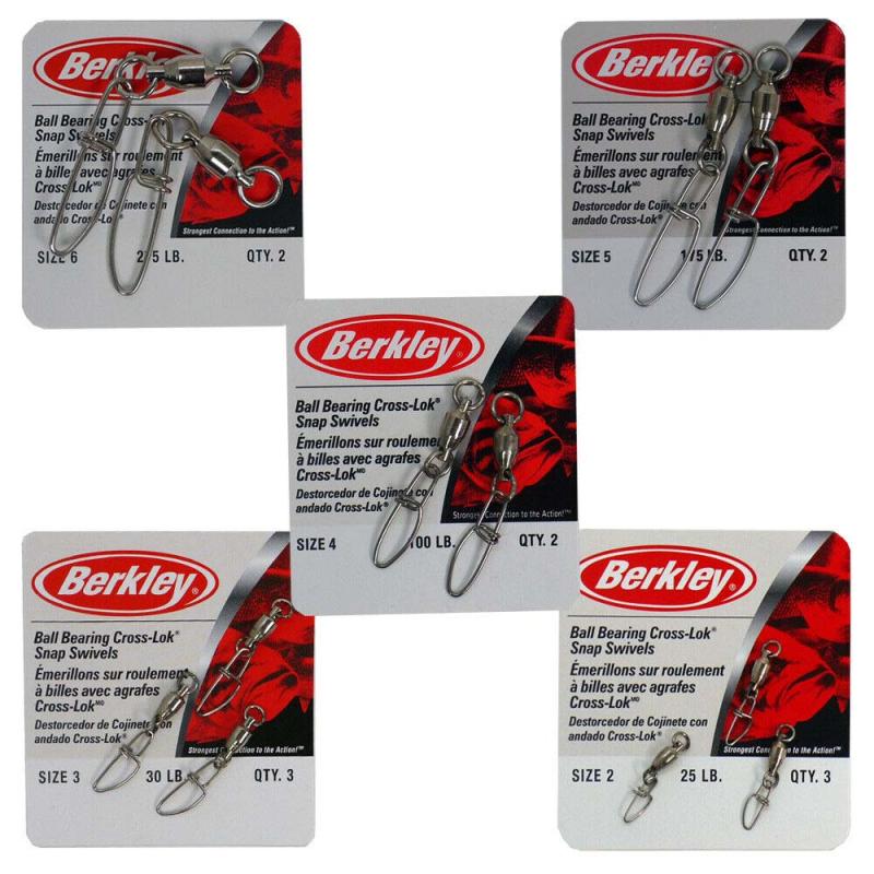 Berkley Ball Bearing Cross-Lok Snap Svirvler - Size 3 - Billede 3