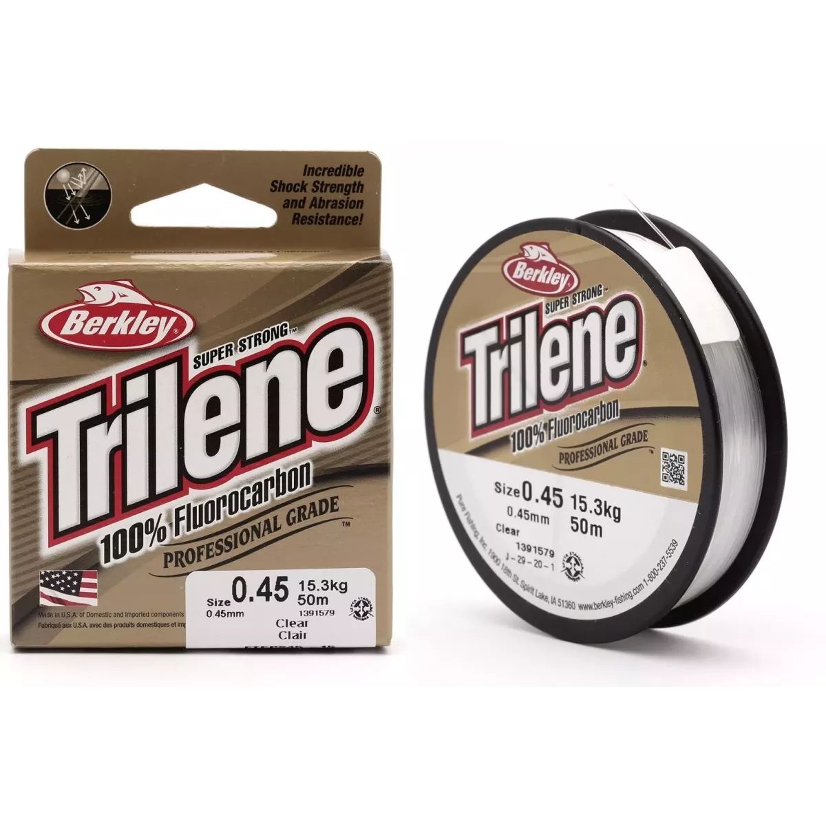 BERKLEY Trilene 100% Fluorocarbon fiskeline - 50m