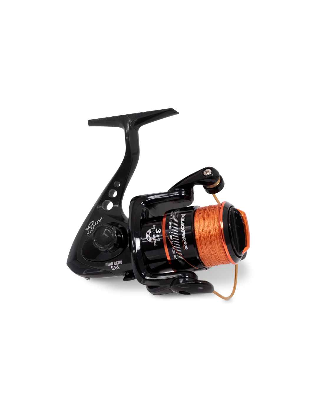 Blackfin 5000 fiskehjul m/ 150m 0,23 fletline