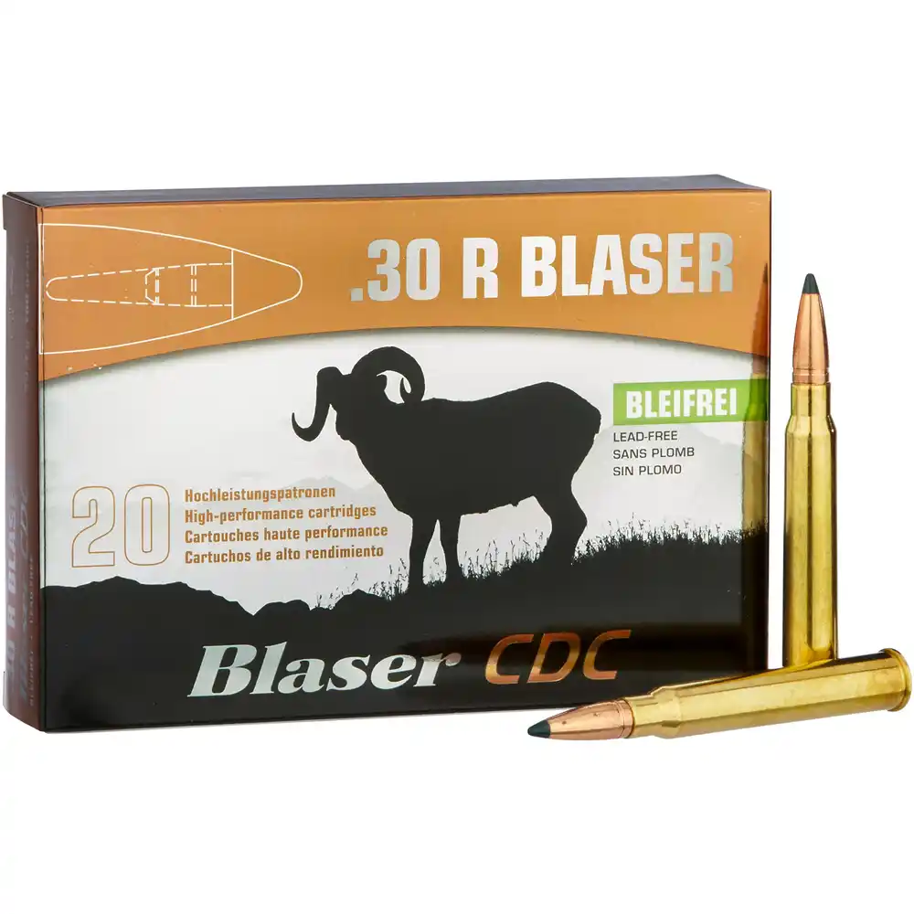 Blaser CDC .30R - 10,4gram - 160grain - Blyfri