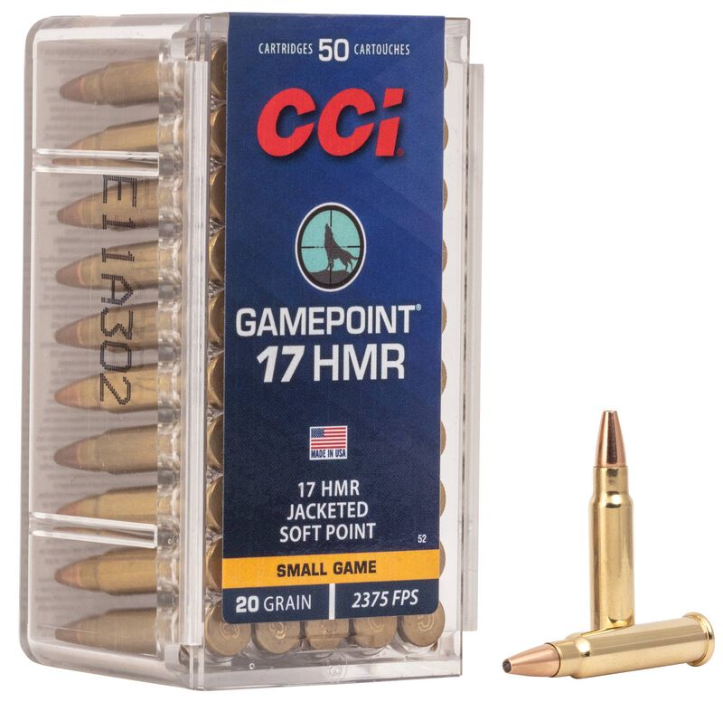 CCI Gamepoint JSP .17 HMR - 20 gr - Æske á 50 stk