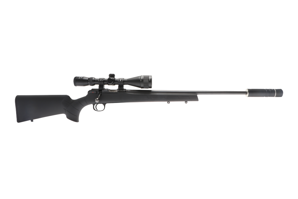 CZ 457 Salonriffel sæt kal. 22LR incl kikkert og lyddæmper