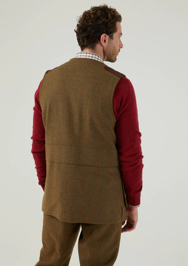 Alan Paine Combrook Hawthorne Tweed Skydevest - Billede 5