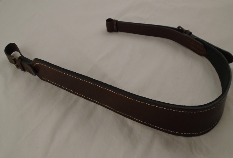 Luxus Riffelrem i læder 40mm m/ neopren bagside
