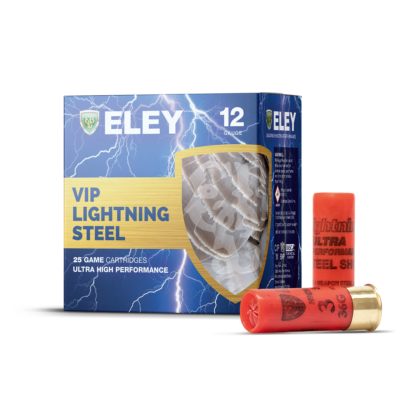 ELEY Lightning Steel | 12/76 | 36g | 1 Hagl | 25stk