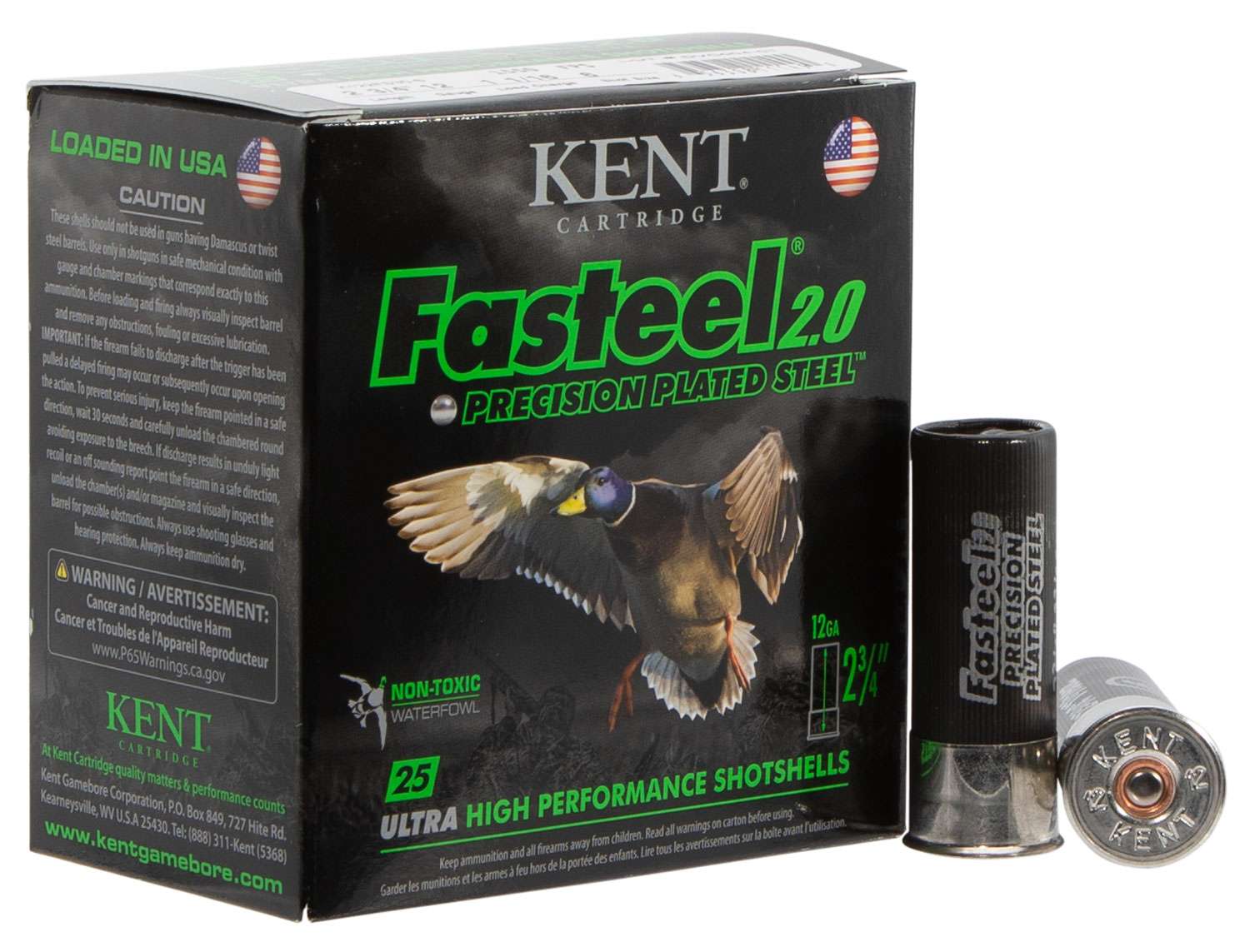 Kent Fasteel 2.0 BIO WAD Haglpatron 12/70 32gr. - Haglstr. 5