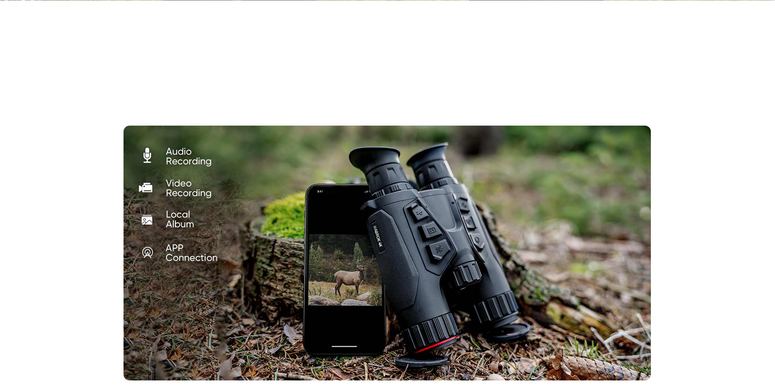 HIKmicro Habrok 4K Termisk/Digital kikkert IR 850 Synlig - Billede 3