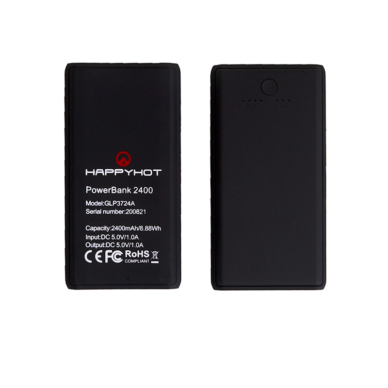 HappyHot Powerbanks til varmesokker 5v 2400mAh - 2stk - Billede 4