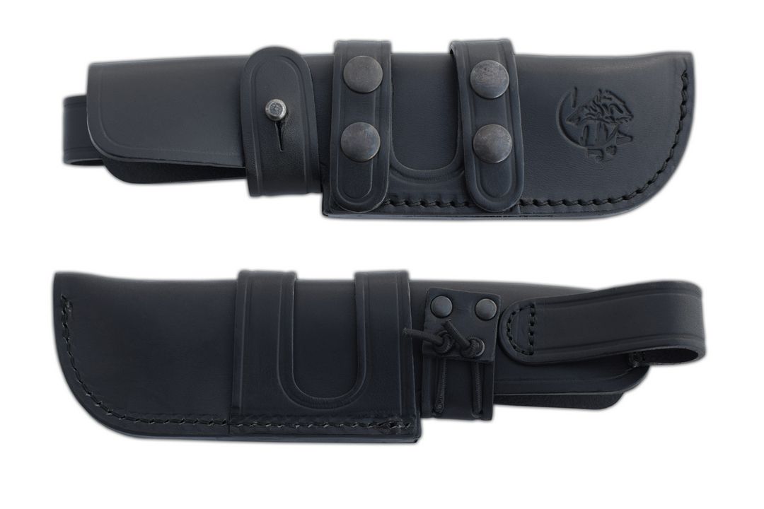 Thor Micarta Negra Jagt- Bushcraft kniv - Billede 3