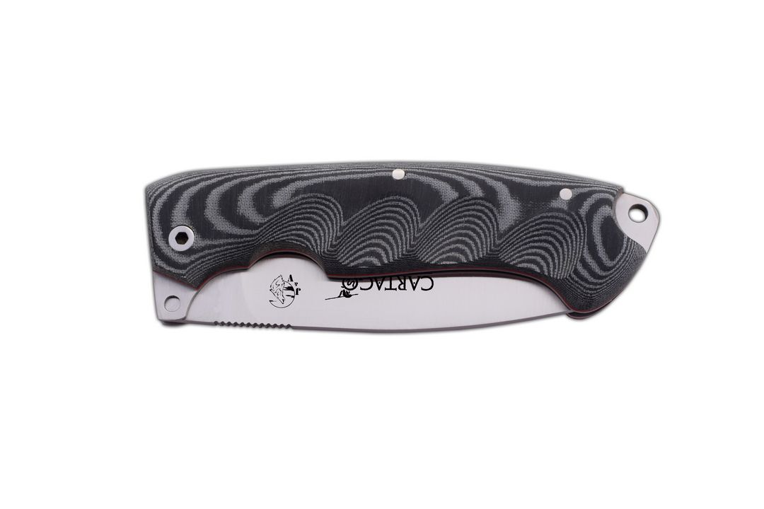 Cartago Micarta Negra Foldekniv - Billede 3