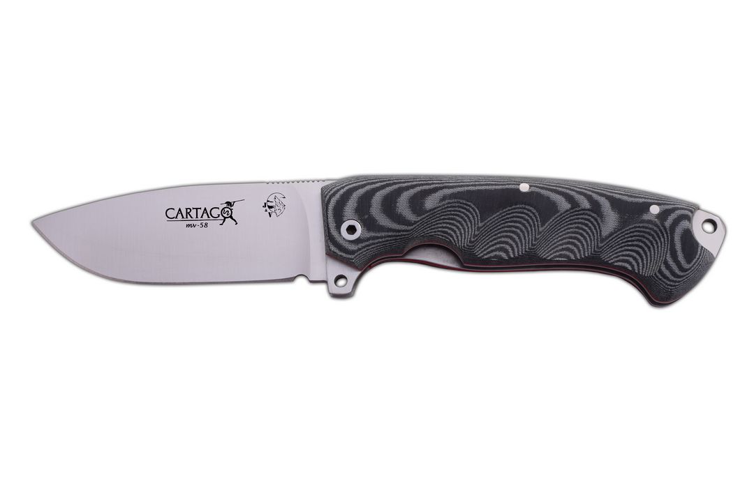 Cartago Micarta Negra Foldekniv