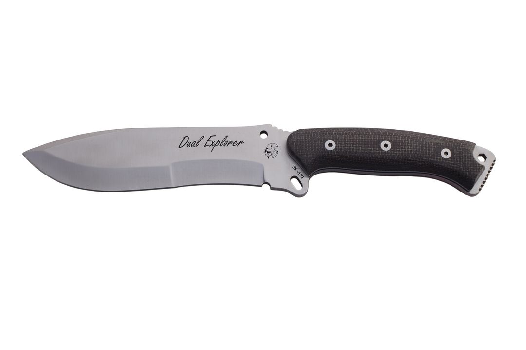 Dual Explorer Micarta Yute Bison Kniv