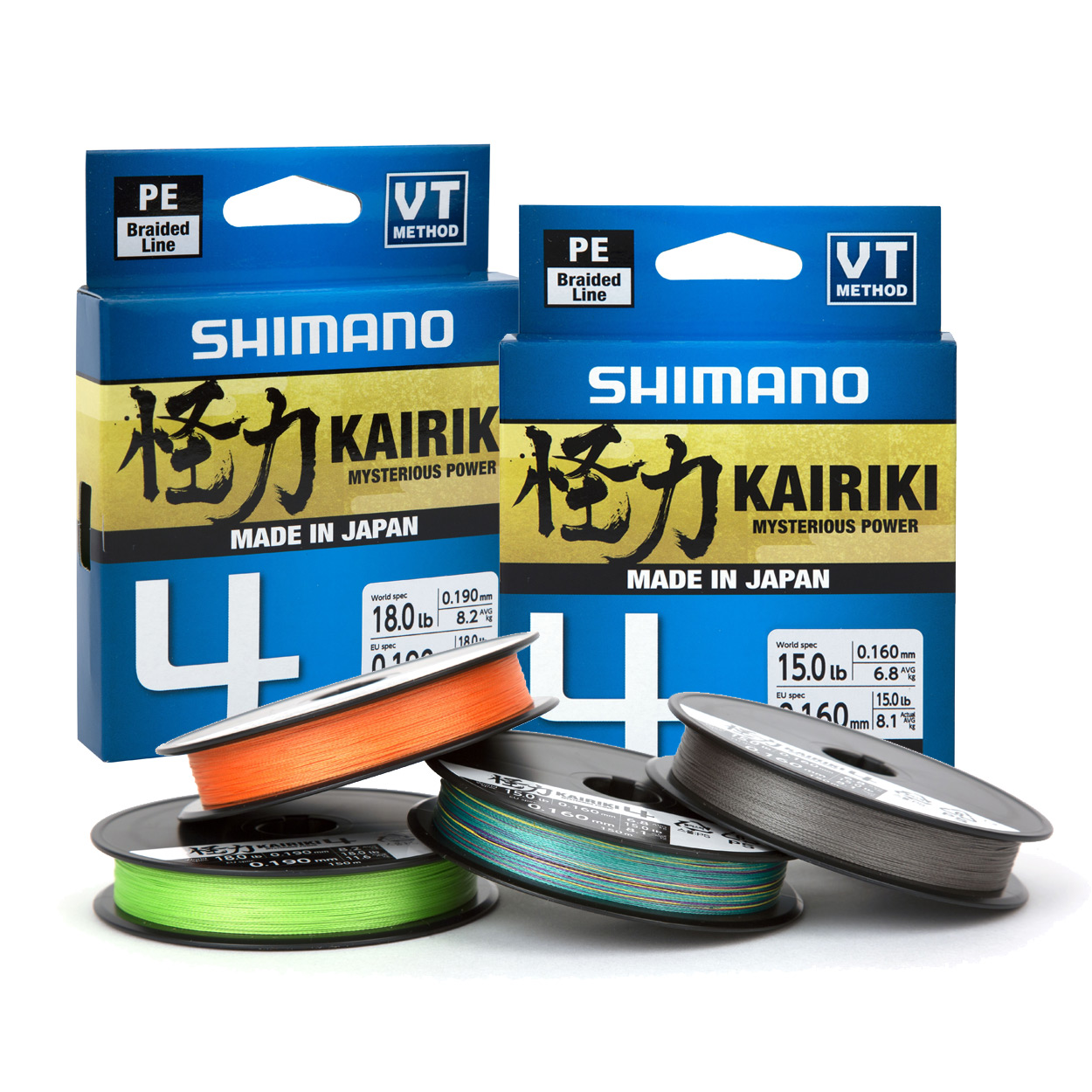 Shimano Line Kairiki 8 / 150m / 0,10 / 6,8kg / Steel Gray