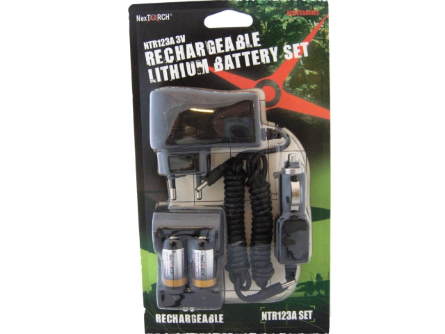 NexTorch NTR123 lader til genopladelige batterier - inklusiv batteri