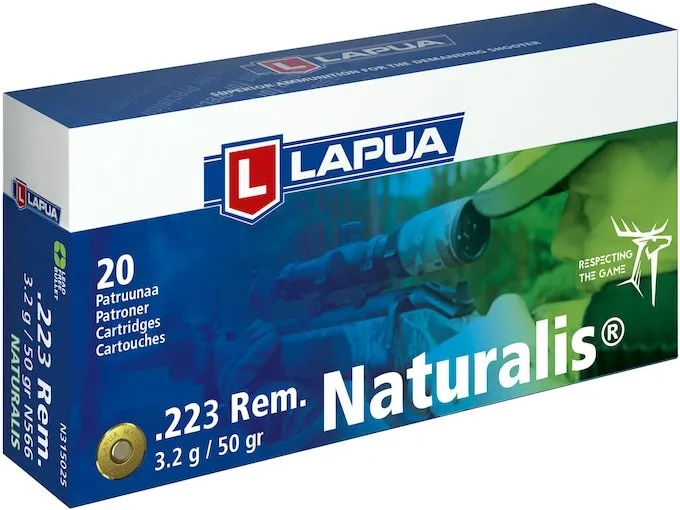 Lapua .223 Rem Naturalis 3.2 gram - 50gr