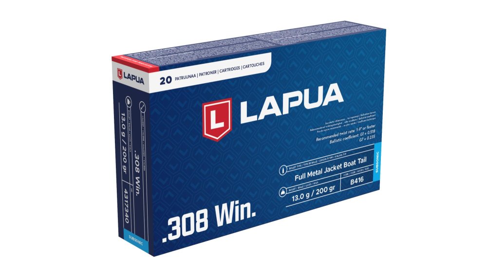 Lapua Subsonic 308win. - 13gram - 200grain