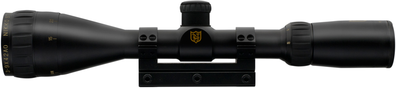 Nikko Stirling Airking 3-9x42 HMD AO 1" IR m/montage