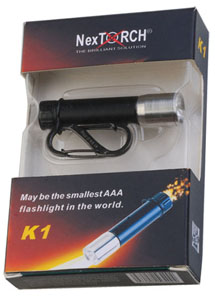 NexTorch K1 LED, mini AAA æske