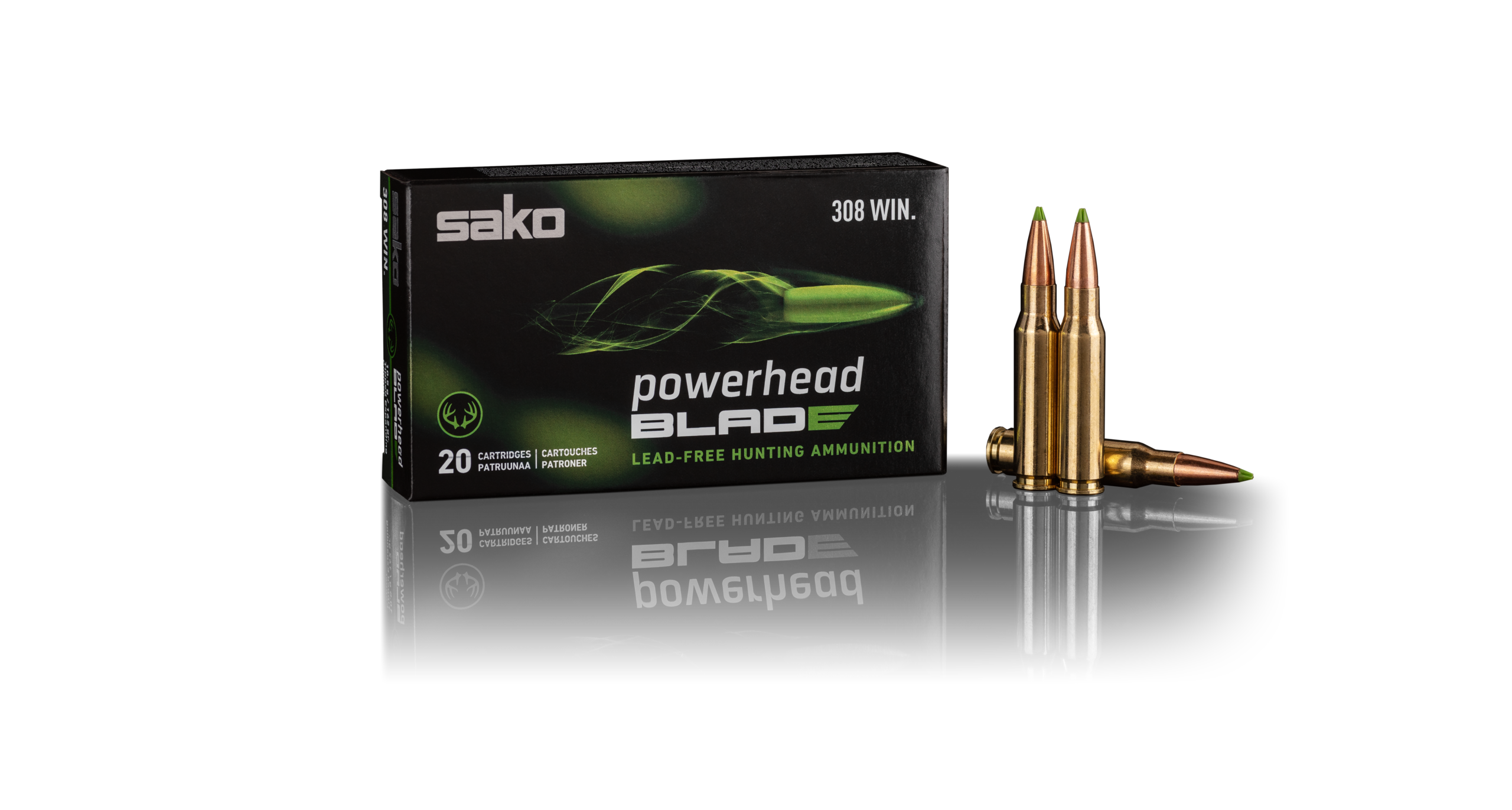 SAKO Powerhead Blade 308win. - 9,7gram - 150grain - Blyfri