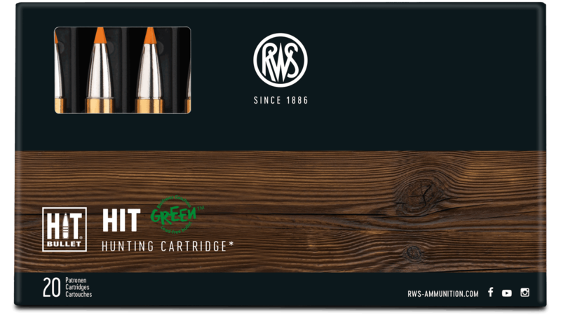 RWS Hit 308win - 10,7gram - 165grain - Blyfri