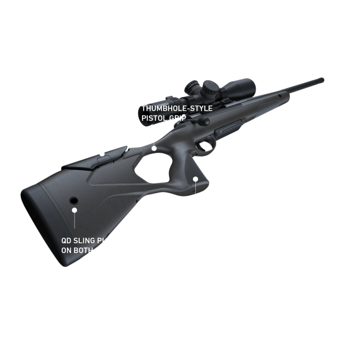 SAKO S20 Hunter bagskæfte sort