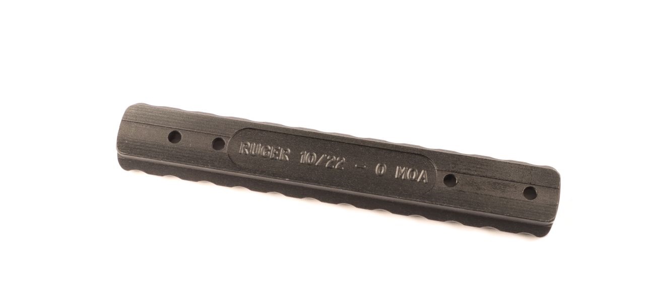 Picatinny/Stanag rail for Ruger 10/22 00 MOA 125mm ALU - Billede 3