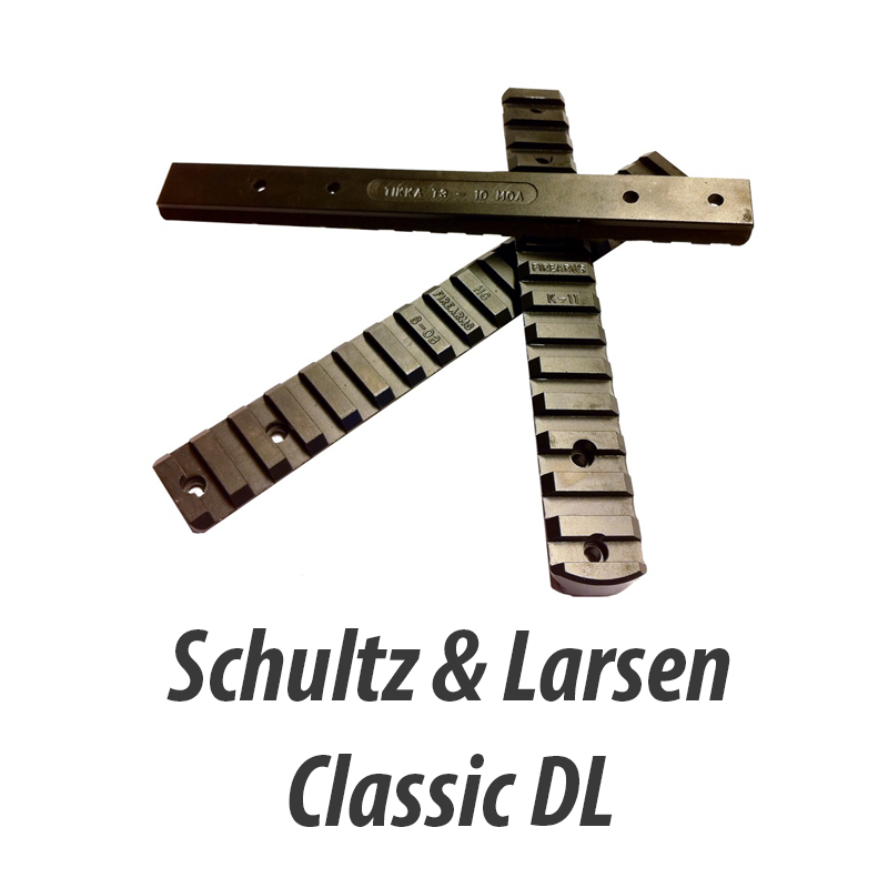 Picatinny Rail / Skinne i stål STA-S03 - Schultz & Larsen Classic DL