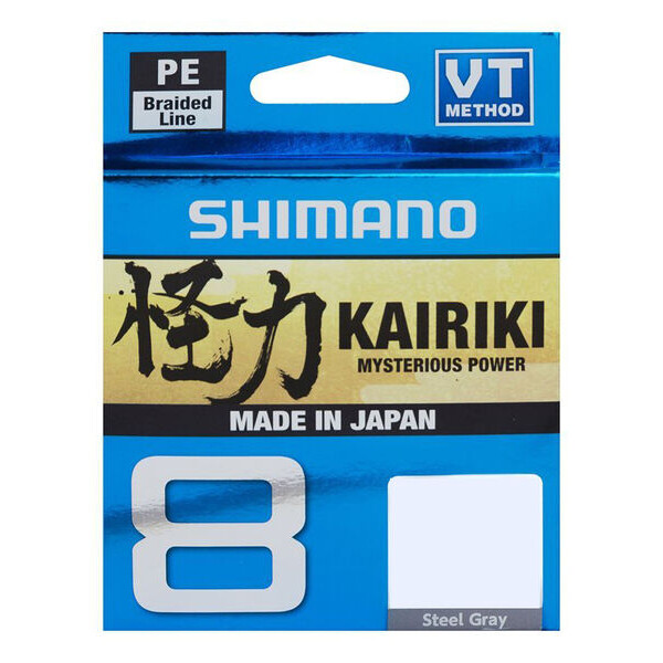 Shimano Line Kairiki 8 / 150m / 0,16 / 10,3kg / Steel Gray