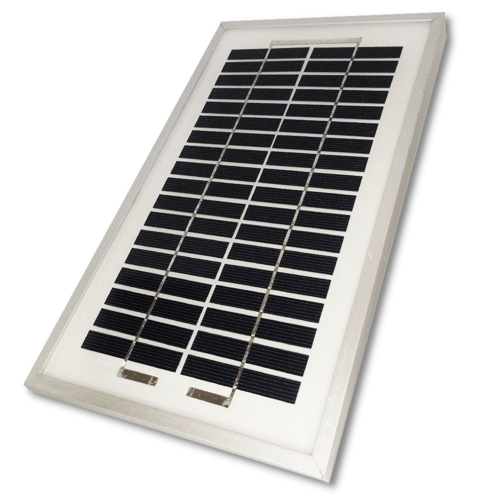 Solcelle Panel 12V til fx. Foderautomat - 5 watt