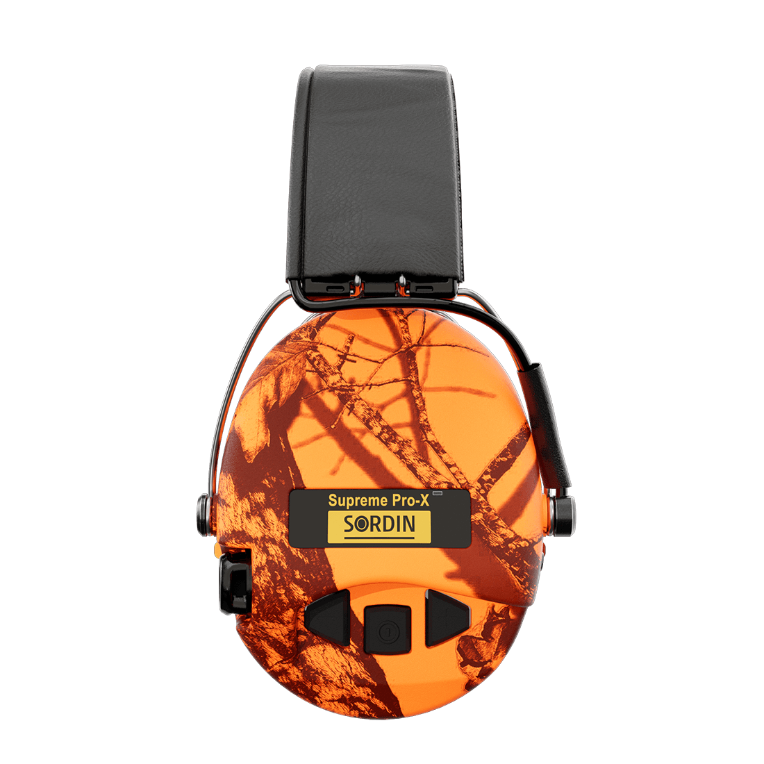 Sordin Supreme Pro X LED GEL Orange Blaze Høreværn - Billede 3