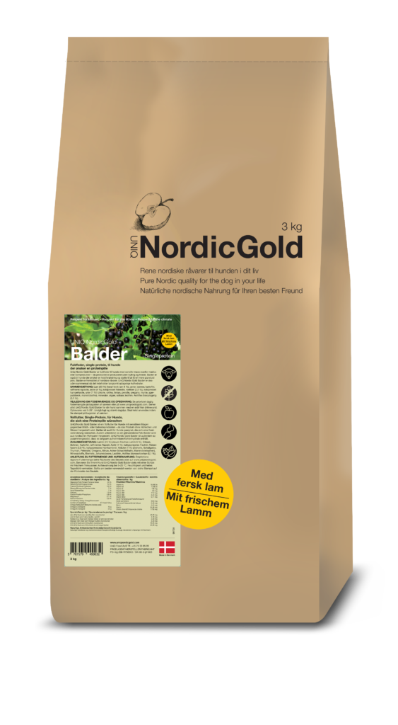 UniQ Nordic Gold Balder Hundefoder - Til hunde med pelsproblemer