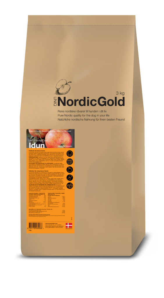UniQ Nordic Gold Idun Hundefoder - Til den voksne hund