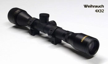 Weihrauch Scope 4x32 m/montage Parallax Adjustment