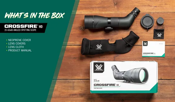 Vortex Crossfire HD 20-60x80 Angled Udsiktskikkert - Billede 6