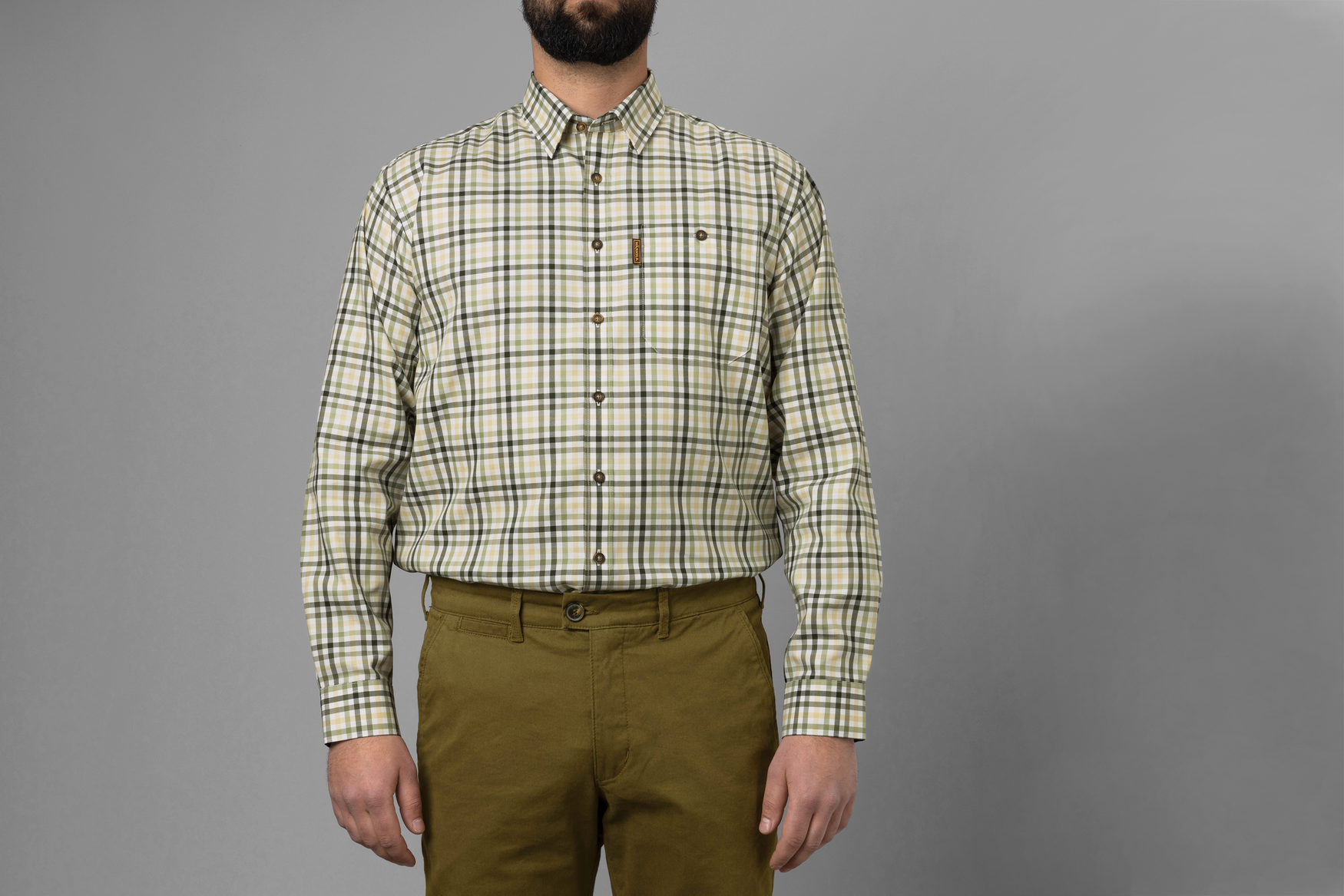 Härkila Milford langærmet skjorte 5XL|Multi check - Billede 7