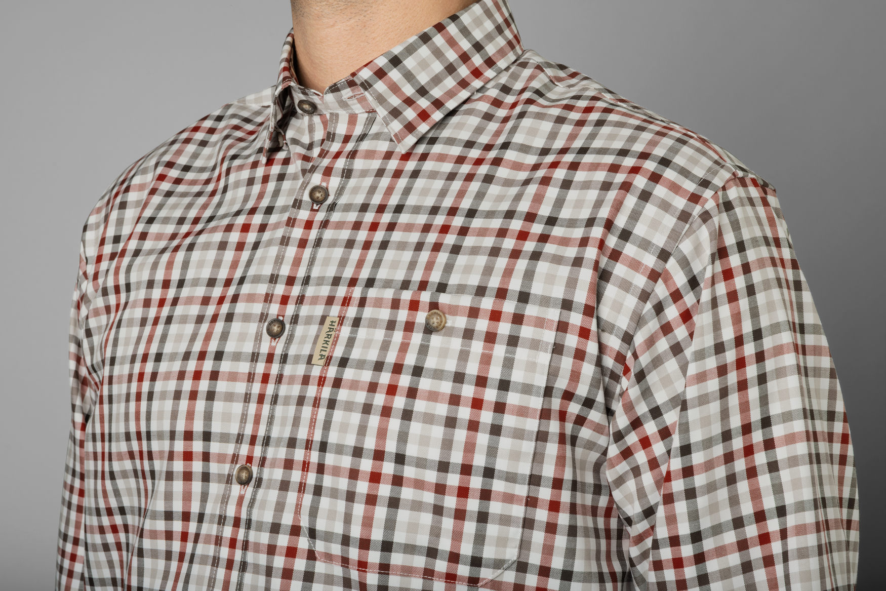 Härkila Milford langærmet skjorte 5XL|Multi check - Billede 15