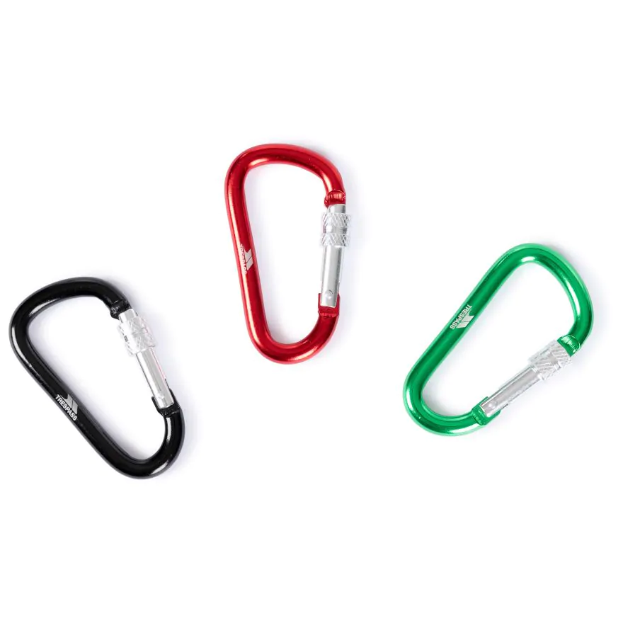 Trespass DORF karabinhager 3-pack