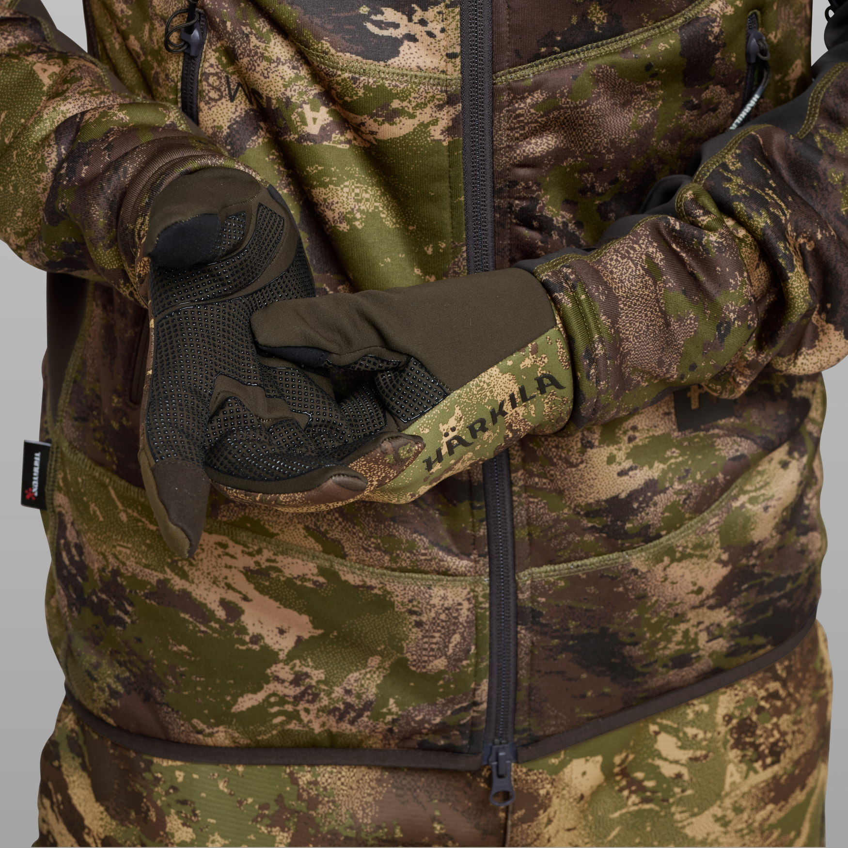 Härkila Deer Stalker Fleece Handske | Camo Axis Msp®forest | M - Billede 3