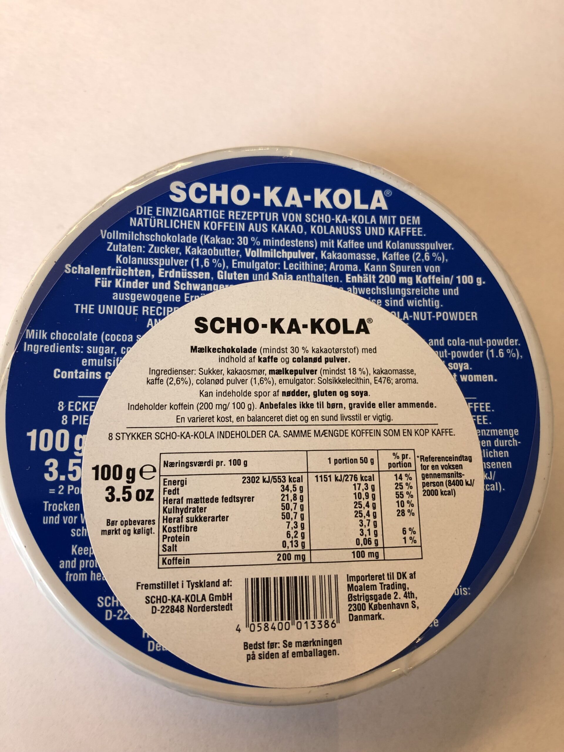 Scho-Ka-Kola Lys Chokolade - Billede 3