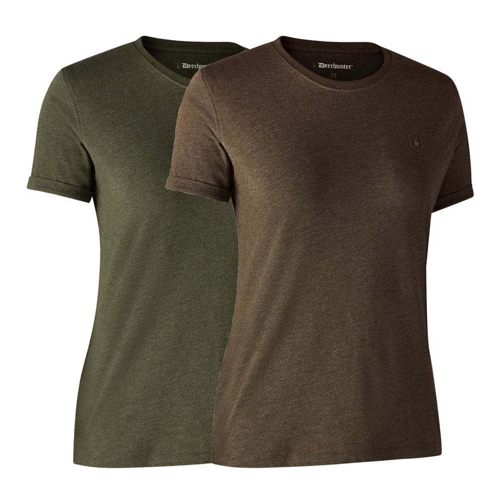 DEERHUNTER Ladies Basis 2-pak T-shirt - Billede 4