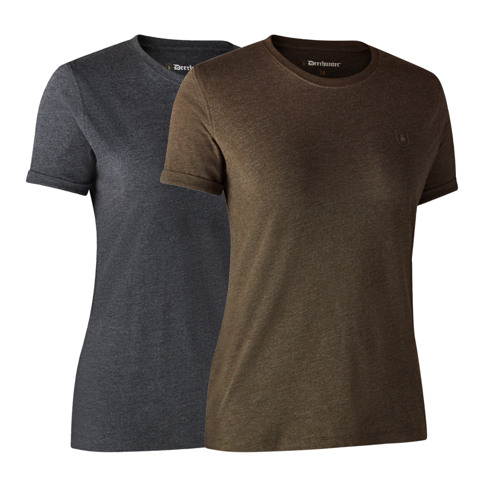 DEERHUNTER Ladies Basis 2-pak T-shirt - Billede 3